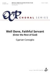 Well Done, Faithful Servant Two-Part choral sheet music cover